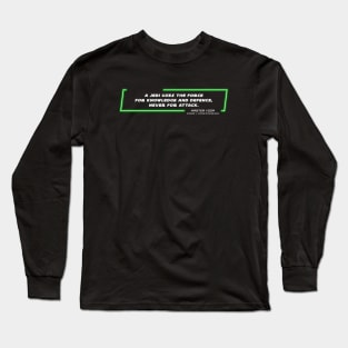 EP5 - MY - Knowledge - Quote Long Sleeve T-Shirt